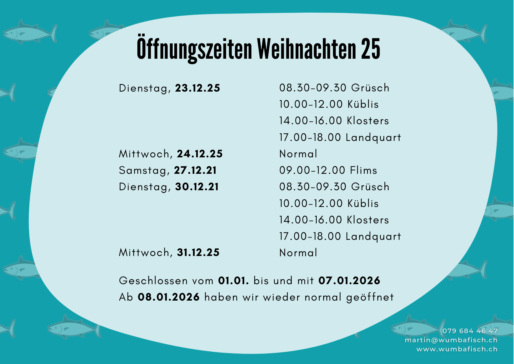 Weihnachten oeffnungszeiten